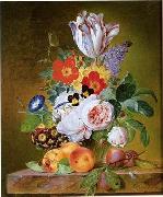 unknow artist Floral, beautiful classical still life of flowers.041 oil painting reproduction
